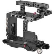 Adorama Tilta Camera Cage for Panasonic Varicam LT, Gold Mount, Black ES-T65-AB