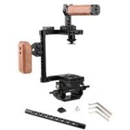 Adorama CAMVATE Quick Release Cage Kit, Left-Sided Wooden Handle C1806