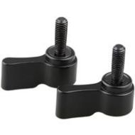 Adorama CAMVATE M5 Male Thread Rotating Knob Adjustable Screw, 18mm Long, Black, 2-Pack C1510-BLACK