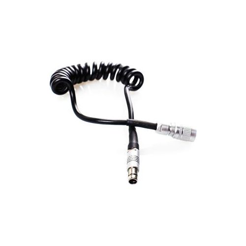  Adorama Movcam 1.14-2.46 Coiled Trigger Cable for ARRI ALEXA Cameras & Wooden Handgrip MOV-303-1910-03