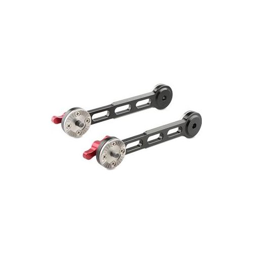  Adorama CAMVATE NATO Rail Rosette Extension Arm, Red Thumbscrew, 2-Pack C1684