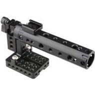 Adorama CAMVATE Top Handle Rig with Top Plate, 15mm Rod Clamp and Cold Shoe Mount C1153