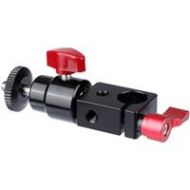 Adorama CAMVATE 15mm Rod Clamp with Mini Ball Head Mount Adapter, Red Lever C1410