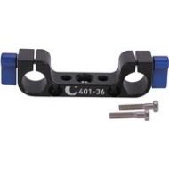 Adorama Chrosziel 15mm (0.59) Accessory Bridge with 3/8 and 1/4 Inserts C-401-36