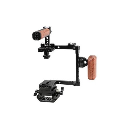  Adorama CAMVATE Quick Release Cage Kit, Right-Sided Wooden Handle C1807