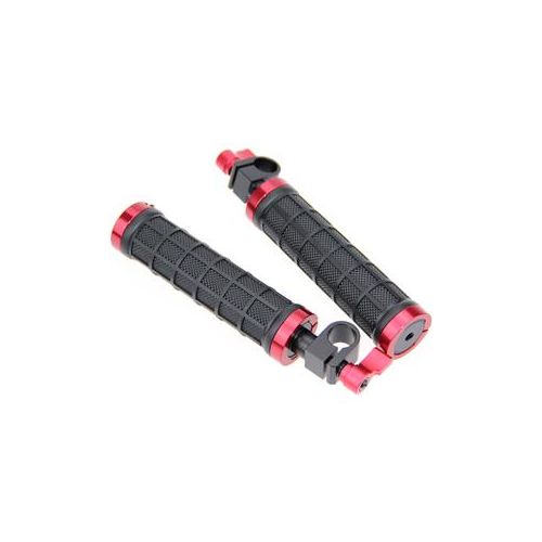  CAMVATE Handle Grip with 15mm Rod Clamp, Red, 2-Pack C1076 - Adorama