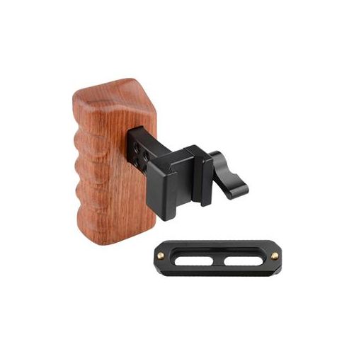  Adorama CAMVATE Right Hand Wooden Handle Grip with Swat Rail Clamp & 2.8 Rail, Rosewood C1535