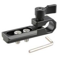 Adorama CAMVATE Single 15mm Rod Clamp with NATO Rail, Black Wingnut C1634