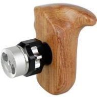 Adorama CAMVATE Right Side Wooden Handle Grip with Arri Rosette and Dual 1/4-20 Mount C2005