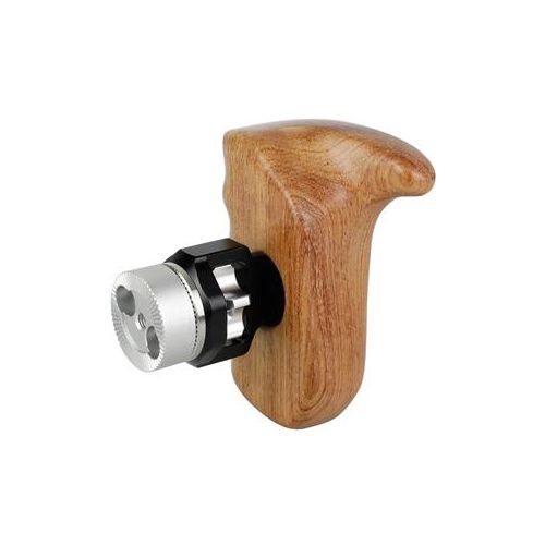  Adorama CAMVATE Right Side Wooden Handle Grip with Arri Rosette and Dual 1/4-20 Mount C2005