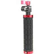 Adorama CAMVATE Rod Clamp Rubber Handle Grip for 15mm Rod Support Shoulder, Red Collar C1078