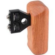 Adorama CAMVATE Right Hand Wooden Handle Grip with Thumbscrew Connector, Rosewood C1476