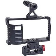Adorama Came-TV 4K Basic Cage with Grip and Rod Base for Blackmagic Pocket Cinema Camera BMPCC2-A04