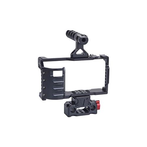  Adorama Came-TV 4K Basic Cage with Grip and Rod Base for Blackmagic Pocket Cinema Camera BMPCC2-A04