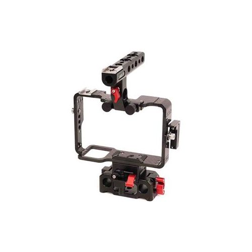  Adorama Came-TV Carbon Fiber Cage with 15mm Rod Base for Sony a7 Series Cameras, Black A7-BLACK