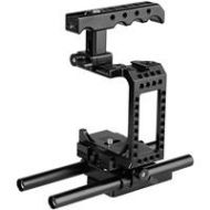 Adorama CAMVATE Half Cage Kit with Top Cheese Handle and QR Baseplate C2184