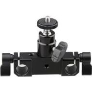 Adorama CAMVATE 15mm Rod Clamp Railblock with 1/4 Hot Shoe Mount Mini Ball Head C1145