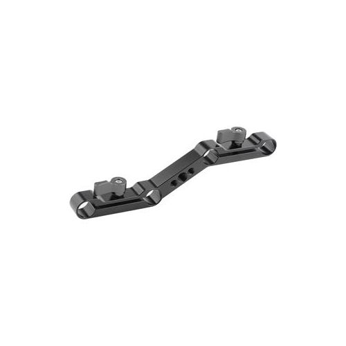  Adorama CAMVATE Z-Shape Offset Railblock Bracket Clamp Mount for 15mm Rod, Black Knob C1141