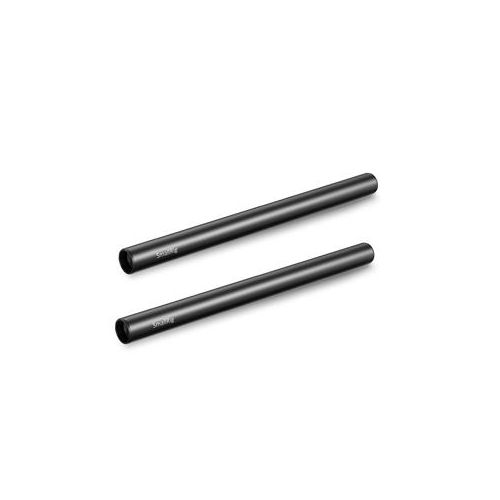  Adorama SmallRig 15mm Black Aluminum Alloy Rod Pair, M12 Thread, 8 1051