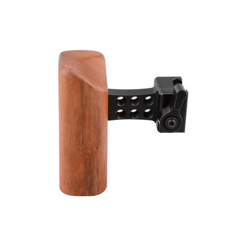  Adorama CAMVATE QR Left Hand Wooden Handle Grip for Select DV/DSLR Camera Cage, Rosewood C1537