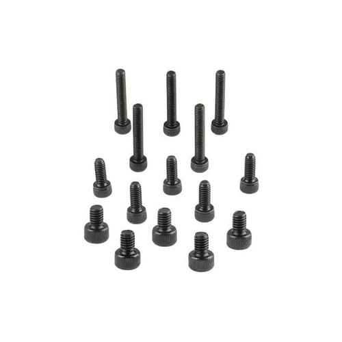  Adorama CAMVATE Three Types M4 Male Thread Socket Cap Screw, 15-Pack C1955