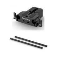 Adorama SmallRig Baseplate with Dual 15mm Rod Clamp W/SR 15mm Carbon Fiber Rod 12 2x 1674 E