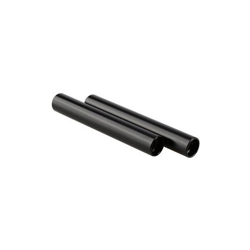  Adorama CAMVATE 15mm Aluminum Alloy Rod, 3.94 Long, Black, 2-Pack C1430