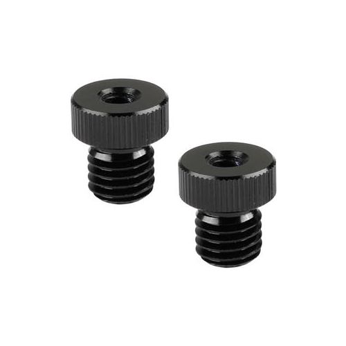  Adorama CAMVATE 1/4-20 Female to M12 Male Rod Cap for 15mm Rail Support System, 2-Pack C1964