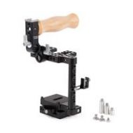 Adorama Wooden Camera Cage for DSLR and Mirrorless Cameras, Small 243600