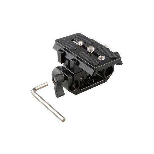  Adorama CAMVATE Manfrotto Quick Release Baseplate Sliding Mount with 15mm Dual-Rod Clamp C1966