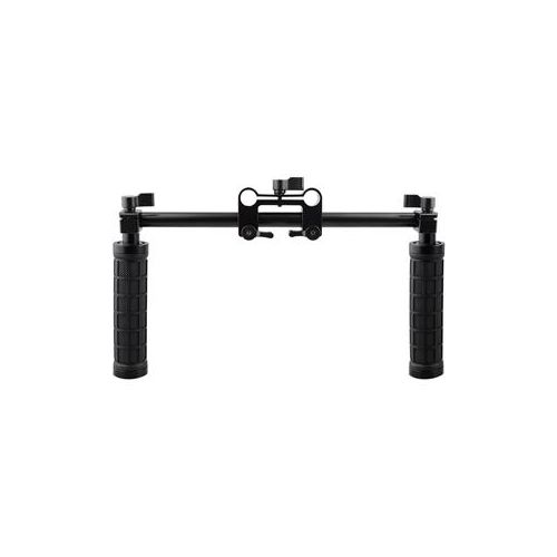  Adorama CAMVATE Handle Grips Front Handbar Clamp Mount with Black Adjustable Knobs C1049