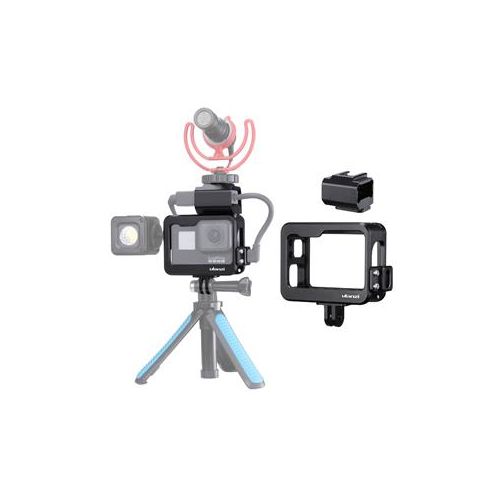  Adorama Ulanzi V3 Pro Dual Cold Shoe GoPro Vlog Cage for GoPro 5/6/7 1615