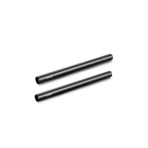  Adorama SmallRig 15mm Black Aluminum Alloy Rod Pair, M12 Thread, 12 1053