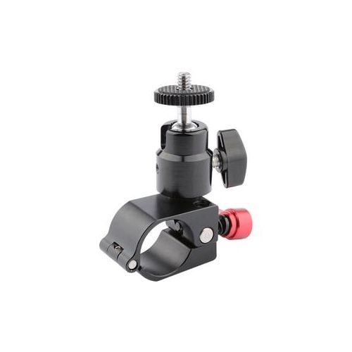  Adorama CAMVATE 25mm Rod Clamp with Ball Head Monitor Mount, Red Knob C1164