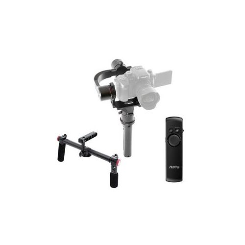  Adorama Pilotfly H2 3-Axis Handheld Gimbal Stabilizer W/Pilotfly 2-Hand Holder/RM-Remote PFH2 B