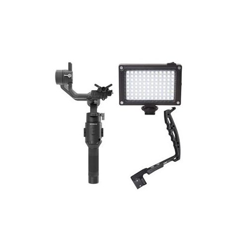  Adorama DJI RoninSC Gimbal Stabilizer W/Ulanzi DH12 Handy Sling Grip/Ulanzi 96 LED Light DJI RONIN-SC B