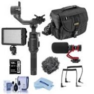 Adorama DJI Ronin-SC Gimbal Stabilizer W/LED Light, Mic, 128GB SD Card & Accessories Kit DJI RONIN-SC D