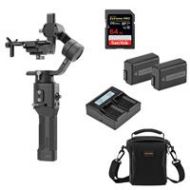 Adorama DJI Ronin-SC Gimbal Stabilizer W/2 GX NP-FW50 Battery, Dual Charger, Acc. Bundle DJI RONIN-SC G