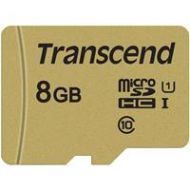 Adorama Transcend 8GB 500S UHS-I U1 microSDHC Memory Card TS8GUSD500S