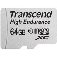 Adorama Transcend 64GB Premium microSDXC Class 10 Memory Card with Adapter TS64GUSDXC10