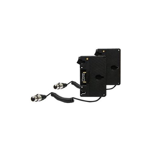  Adorama Core SWX Double Gold Mount Kit with Coiled Powertap to 12 XLR 4-Pin CORE-SUMOAG