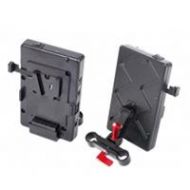 Adorama Came-TV VM02 V-Mount Battery Plate, Includes Connection Cables VM02