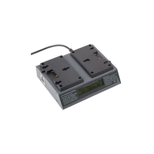  Adorama Volta Compact Dual V-Mount Li-Ion Battery Charger with 4-Pin XLR Out VA1305