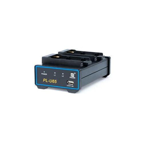  Adorama FX Lion PL-U65 Dual-Channel Deck Li-Ion Charger for Sony BP-U Batteries 1004817