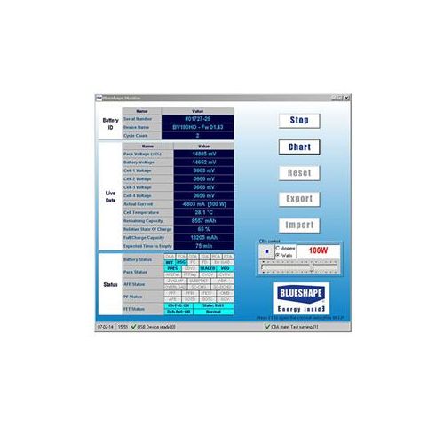  Adorama BlueShape BSMON v3.0 Battery Pack Monitor and Diagnostic Utility for Windows BLS-BSMON