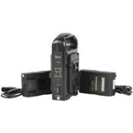 Adorama Ikan Dual Pro Battery Charger with 2x 95Wh V-Mount Batteries C-2KIT-95S