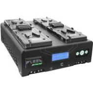 Adorama Core SWX Fleet Micro 3A Digital Quad Charger for V-Mount Batteries FLEET-QM4S