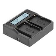 Adorama Green Extreme Dual Smart Charger with LCD Screen for Sony BP-U Series Batteries GX-CH2-BPU90