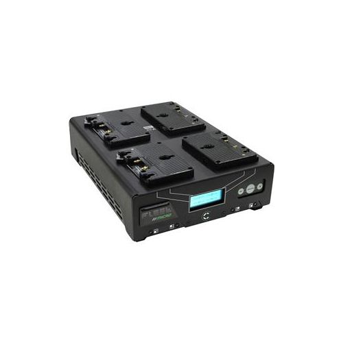  Adorama Core SWX Fleet Micro 3A Digital Quad Charger for Gold Mount Batteries FLEET-QM4A