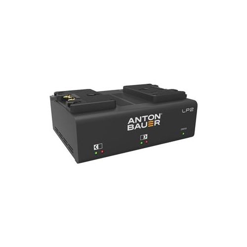  Adorama Anton Bauer LP2 Low Profile Dual Gold-Mount Battery PowerCharger 8475-0125